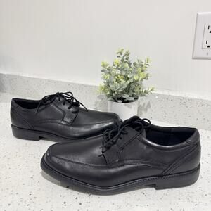 Rockport Men's Charles Road Plain Toe Oxford Black New Comfort 14 Lightweight